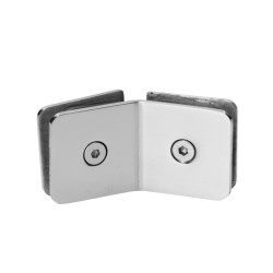 Svorka skla medzi sklá 135°, sklo 8 - 10 mm, AISI 304 Svorka skla medzi sklá 135°, sklo 8 - 10 mm, AISI 304